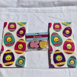 2 Easter Chick Egg Paper Bag and 1 Pack of Easter Maze Puzzle